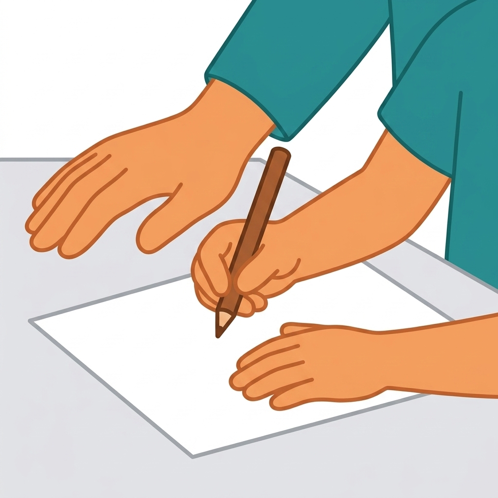 Writing — name, lists and simple sentences