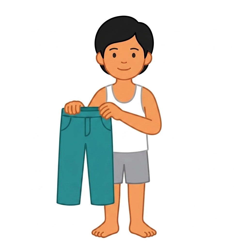 Wearing Pants