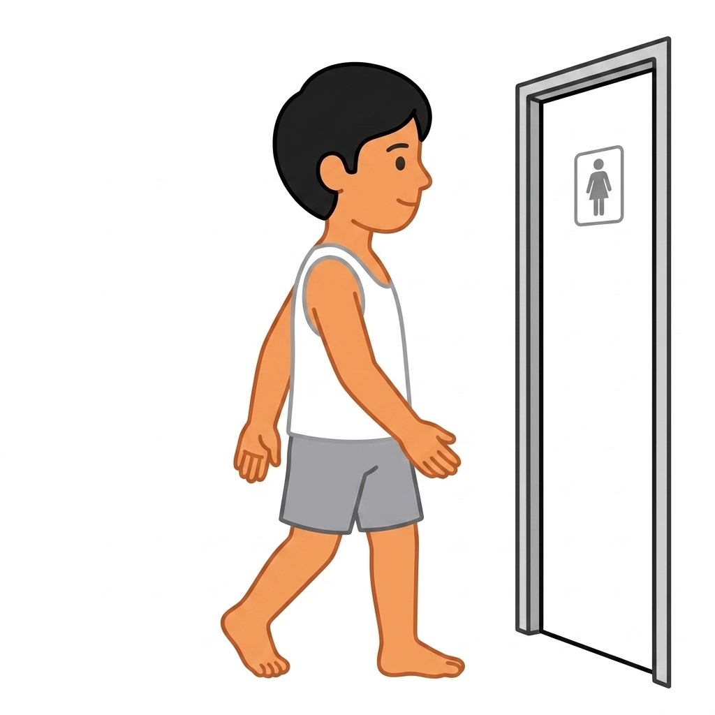 Using the Toilet